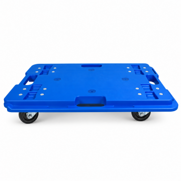 Flat Board Platform Trolley – 600 × 400 mm (Blue), 150 kg
