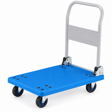 Plastic Blue Platform Trolley – 150 kg / 300 kg