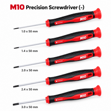 M10 Precision Screwdriver (-) | Model: 007-040
