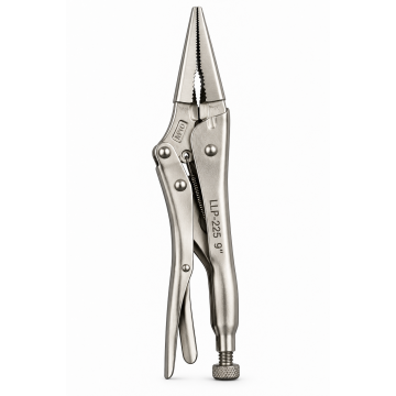 M10 Long Nose Locking Plier with Wire Cutter – 9" (LLP-225)