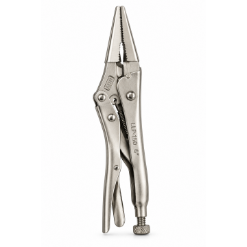 M10 Long Nose Locking Plier with Wire Cutter – 6" (LLP-150)